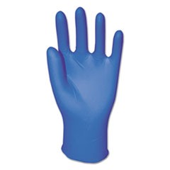 Disposable General-Purpose Powder-Free Nitrile Gloves, Large, Blue, 5 mil, 100/Box