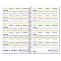 Vehicle Mileage and Expense Book, 5 1/4 x 8 1/2, 49 Forms, 63 Pages