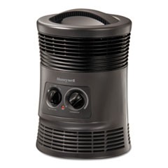 360 Surround Fan Forced Heater, 9 x 9 x 12, Gray