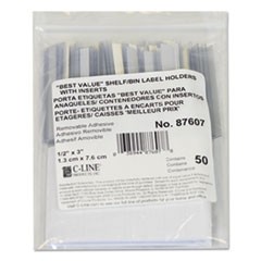 C-Line 87607 Removable Adhesive Label Holder