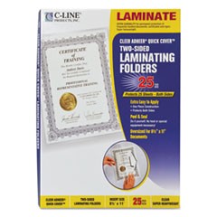 Quick Cover Laminating Pockets, 12 mil, 9.13