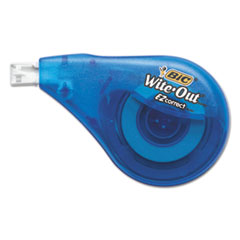 Wite-Out EZ Correct Correction Tape, Non-Refillable, Blue Applicator, 0.17" x 472"