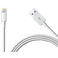 Apple Lightning Cable, 10 ft, White