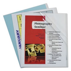 Report Covers, Vinyl, Clear, 8 1/2 x 11, 100/BX