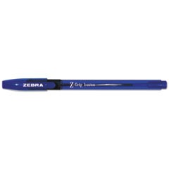 Z-Grip Basics LV Ballpoint Pen, Stick, Medium 1 mm, Blue Ink, Blue Barrel, Dozen