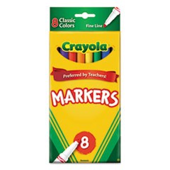 Crayola Fine Tip Classic Markers