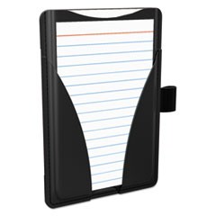 At Hand Note Card Case, Holds 25 3 x 5 Cards, 5.5 x 3.75 x 5.33, Poly, Black