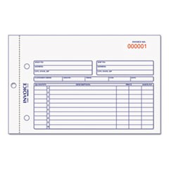 Invoice Book, 5 1/2 x 7 7/8, Carbonless Duplicate, 50 Sets/Book