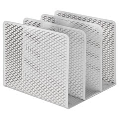 Urban Collection Punched Metal File Sorter, 3 Sections, Letter Size Files, 8