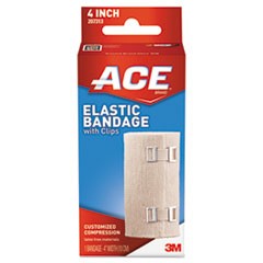 Elastic Bandage with E-Z Clips, 4 x 64