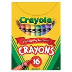 Classic Color Crayons, Tuck Box, 16 Colors