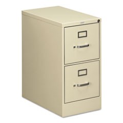 510 Series Vertical File, 2 Letter-Size File Drawers, Putty, 15" x 25" x 29"