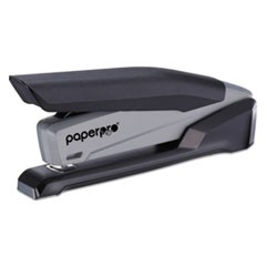 EcoStapler Spring-Powered Desktop Stapler, 20-Sheet Capacity, Black/Gray