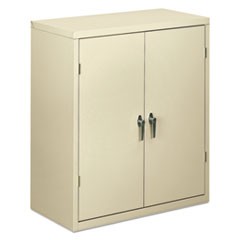 Assembled Storage Cabinet, 36w x 18 1/8d x 41 3/4h, Putty