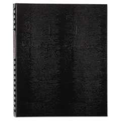 NotePro Undated Daily Planner, 10 3/4 x 8 1/2, Black