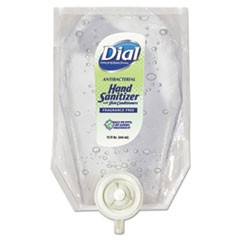 Antibacterial Gel Hand Sanitizer Refill for Eco-Smart Dispenser, Fragrance-Free, 15 oz, 6/Carton