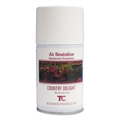 TC Microburst Air Neutralizer Refill, Country Delight, 6 oz Aerosol Spray, 12/Carton