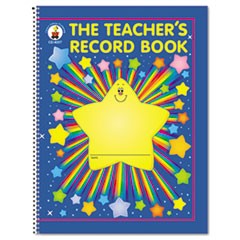 School Year Record Book, 9-10 Week Term: 2-Page Spread (35 Students), 2-Page Spread (8 Classes), 11 x 8.5, Multicolor Cover