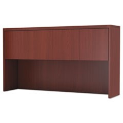 Aberdeen Series Laminate Wood Door Hutch, 72w x 15d x 39.13h, Cherry