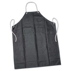 8415006345023, SKILCRAFT, Laboratory Apron, Rubber/Aluminum/Nylon, 35 x 45, One Size Fits Most, Black