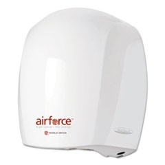 Airforce Hand Dryer, Aluminum, White