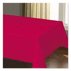 Cellutex Table Covers, Tissue/Polylined, 54" x 108", Red, 25/Carton