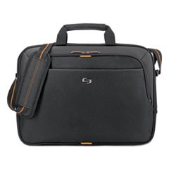 Solo Carrying Case (Briefcase) for 15.6" Apple iPad Notebook - Orange, Black