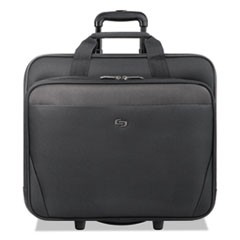 Classic Rolling Case, Fits Devices Up to 17.3", Polyester, 16.75 x 7 x 14.38, Black