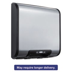 TrimLine ADA Automatic Hand Dryer, 115V, 1725 Watts, Stainless Steel/Black