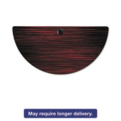 OVERSTOCK SPECIAL - REG $99 Alera Valencia Series Training Table Top, Half-Round,47-1/4w x 23-5/8d, Mahogany