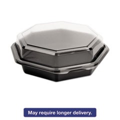 OctaView CF Containers, Black/Clear, 28oz, 7.94w x 7.48d x 3.15h, 100/Carton