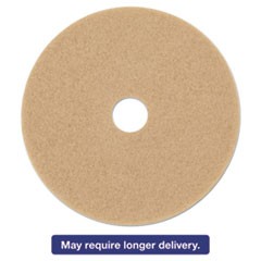 Ultra High-Speed Floor Burnishing Pads 3400, 17", Tan, 5/Carton