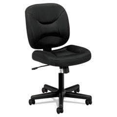 VL210 Low-Back Task Chair, Supports Up to 250 lb, 17" to 20.5" Seat Height, Black