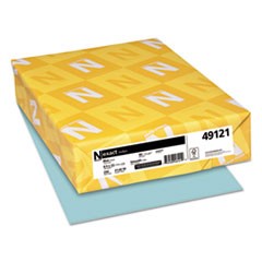 Exact Index Card Stock, 90 lb, 8.5 x 11, Blue, 250/Pack