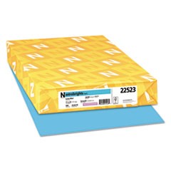 Color Paper, 24 lb Bond Weight, 11 x 17, Lunar Blue, 500/Ream