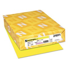 Color Paper, 24 lb, 8.5 x 11, Lift-Off Lemon, 500/Ream