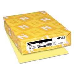 Exact Index Card Stock, 90 lb, 8.5 x 11, Canary, 250/Pack