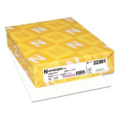 Color Paper, 24 lb Bond Weight, 8.5 x 11, Stardust White, 500 Sheets/Ream