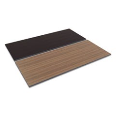 Reversible Laminate Table Top, Rectangular, 71 1/2w x 29 1/2d, Espresso/Walnut