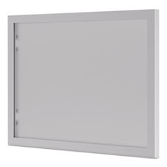 BL Series Hutch Doors, Glass, 13.25w x 17.38h, Silver/Frosted