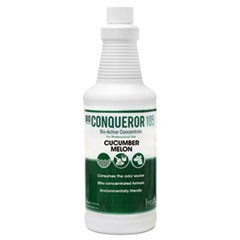 Bio Conqueror 105 Enzymatic Odor Counteractant Concentrate, Cucumber Melon, 1 qt Bottle, 12/Carton