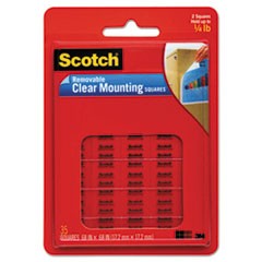 Mounting Squares, Precut, Removable, 11/16