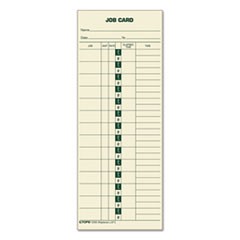 Job Card for Cincinnati/Lathem/Simplex, 1 Side, 3 1/2 x 9, 500/Box