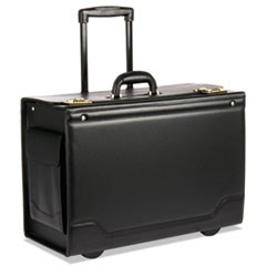 Rolling Catalog Case, 21 3/4 x 15 1/2 x 9 3/4, Black