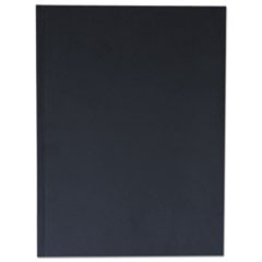 Casebound Hardcover Notebook, 1-Subject, Wide/Legal Rule, Black Cover, (150) 10.25 x 7.63 Sheets