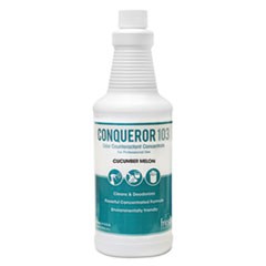 BioC 105 Odor Counteractant Concentrate, Cucumber Melon, 1qt Bottle,12/Ctn