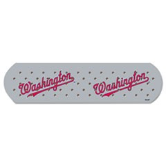 MLB Adhesive Bandages, Washington Nationals, 1" x 3", 50/Box