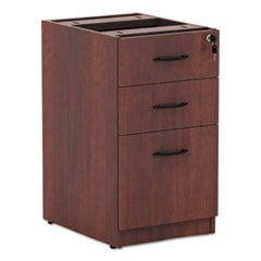 Alera Valencia Box/Box/File Full Pedestal, 15.63w x 20.5d x 28.5h, Medium Cherry