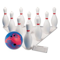 Plastic Bowling Ball & Pin Set