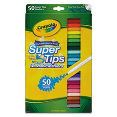 Crayola Super Tips 50-count Washable Markers